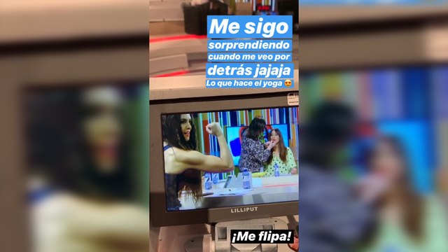 Cristina Pedroche presume de músculos