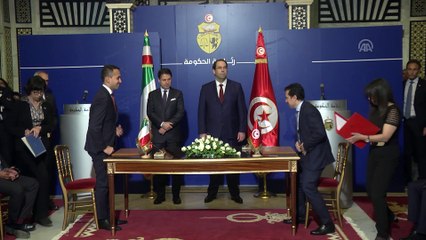 İtalya Başbakanı Giuseppe Conte, Tunus'ta