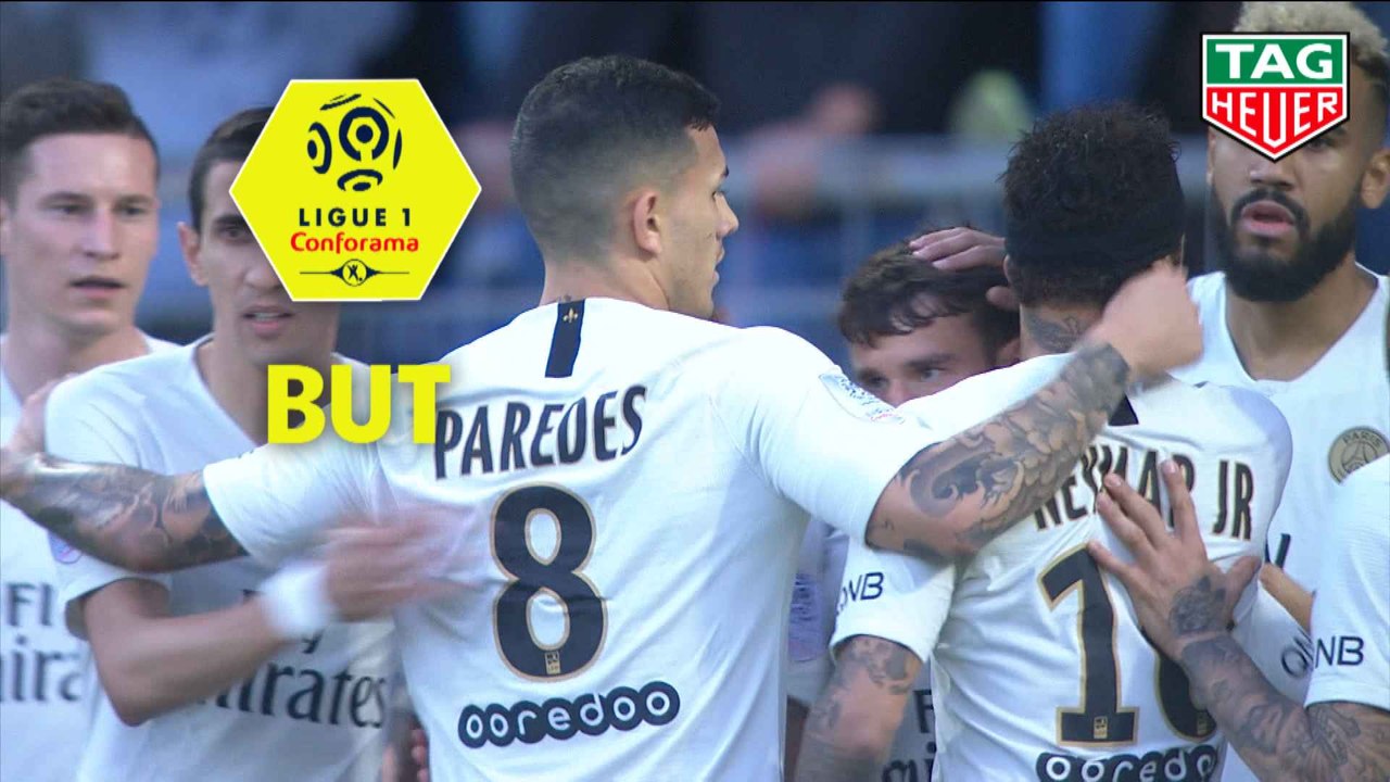 But Ambroise OYONGO (12ème csc) / Montpellier Hérault SC - Paris Saint-Germain - (3-2) - (MHSC-PARIS) / 2018-19