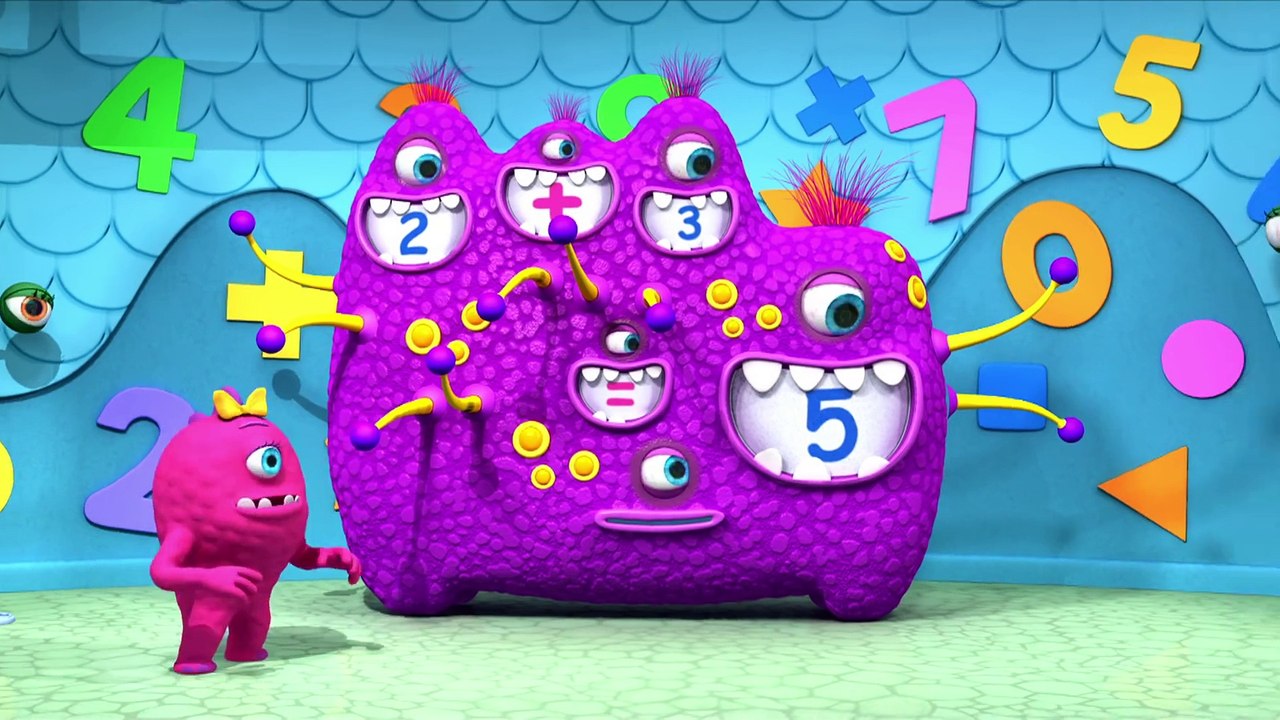 cartns for Kids | Monster Math Squad | fll EPISODE | Woofie Goes Walkies