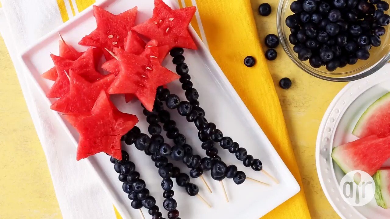 4th Of July Fruit Kabobs
