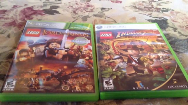 Lego Indiana Jones: The Original Adventures & Lord of the Rings (Xbox 360) Unboxings