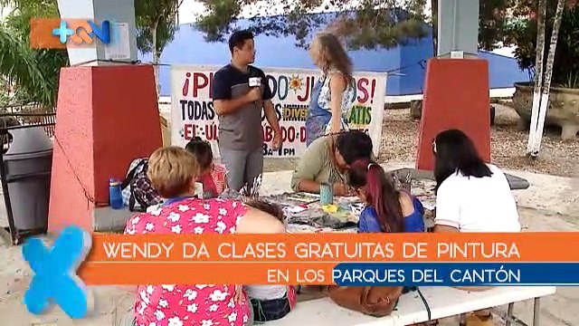 mqn-Estadounidense enamorada de Coto Brus da clases gratuitas de pintura a vecinos-300419