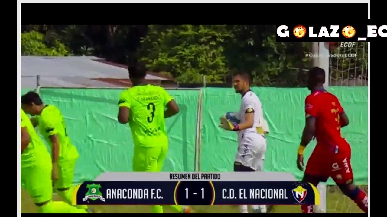 COPA ECUADOR - ANACONDA VS EL NACIONAL 1-1
