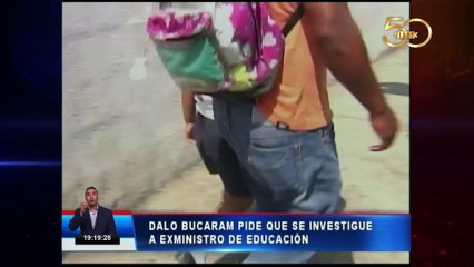 Insisten investigar a exministro de educación