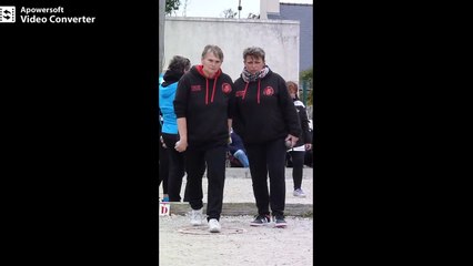 Dernière mène de la demi-finale championnat doublette féminin