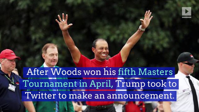 Tiger Woods to Visit President Trump at the White House