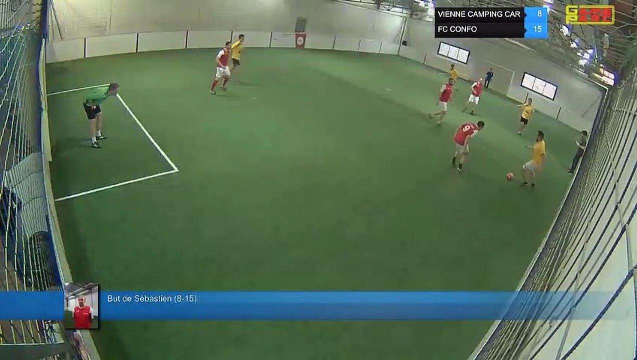 But de Sébastien (8-15) - VIENNE CAMPING CAR Vs FC CONFO  - 30/04/19 20:00 - LIGUE 4