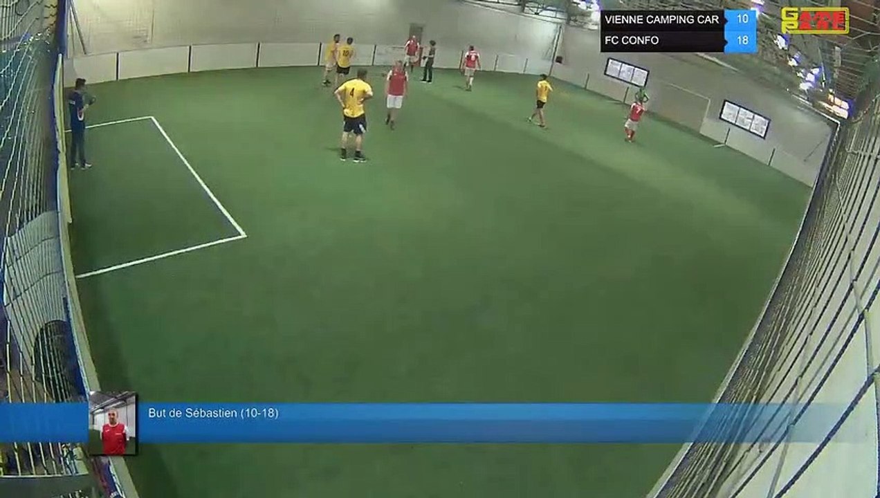 But de Sébastien (10-18) - VIENNE CAMPING CAR Vs FC CONFO  - 30/04/19 20:00 - LIGUE 4