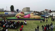 México rompe récord con el oso de peluche más grande del mundo