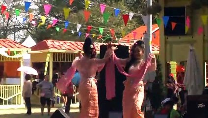 รำอวยพรของเมียนม่า ฟ้อนอวยพรสาวเชียงใหม่ ♡ งานเที่ยวทั่วไทย สวนลุมพีนี กรุงเทพฯ 20160117