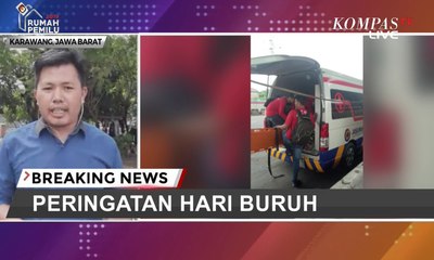 Rombongan Buruh dari Karawang Alami Kecelakaan