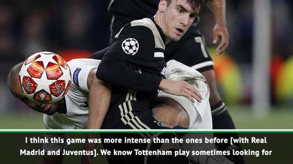 Download Video: Suffering and tougher than Real - Ajax players reflect on win at Spurs