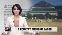Pres. Moon hopes to build country where labor is respected