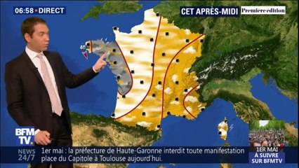 Un 1er-mai globalement sous le soleil, avec quelques averses attendues à l'ouest