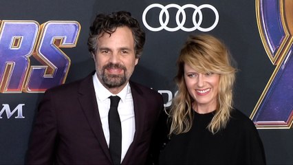 Mark Ruffalo and Sunrise Coigney "Avengers: Endgame" World Premiere Purple Carpet
