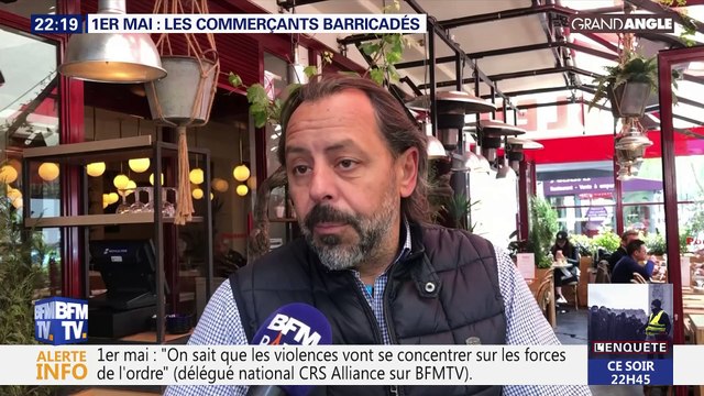 1er mai, les commerçants barricadés
