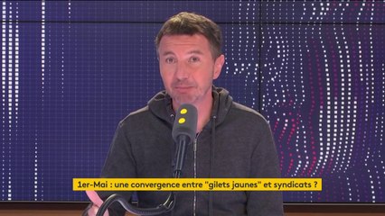 Olivier Besancenot "espère que ce 1er mai va sceller l’alliance attendue entre d’un côté des 'gilets jaunes' et de l’autre côté le mouvement ouvrier traditionnel"