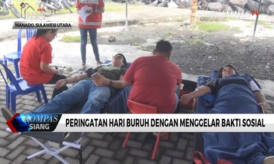 Peringati Hari Buruh dengan Senam Bersama dan Bakti Sosial