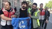 Taksim'e Yürümek İsteyen Gruplara Müdahale Anı Kamerada