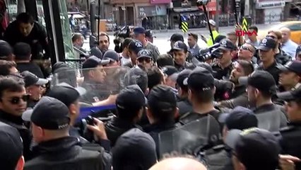 İstanbul- Beşiktaş'tan Taksim'e Yürümek İsteyen İkinci Gruba Müdahale