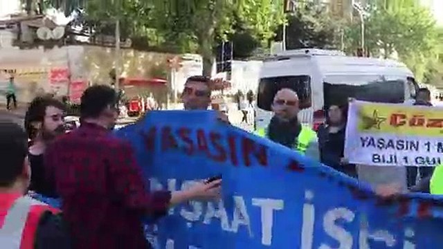 1 Mayıs İşçi Bayramı'nda Mecidiyeköy’den Taksim’e doğru yürümek isteyenlere gözaltı