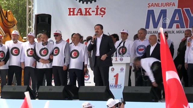 1 Mayıs Emek ve Dayanışma Günü - Memur-Sen Genel Başkanı Yalçın - ŞANLIURFA