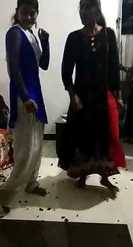 dancing with my girlfriends and family!