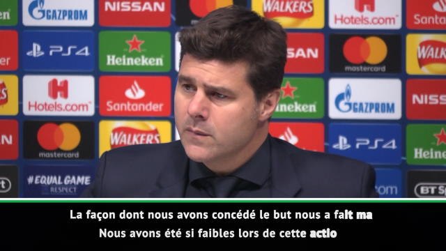 Demies - Pochettino : La seconde période nous donne de l'espoir pour le match retour
