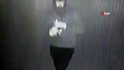 Okuldan hırsızlık kamerada