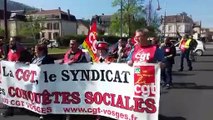 Une centaine de manifestants pour le 1er-Mai à Raon-l’Etape