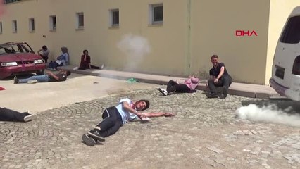 Gümüşhane Sağlık Öğrencilerine 'Terör Saldırısı' Tatbikatı
