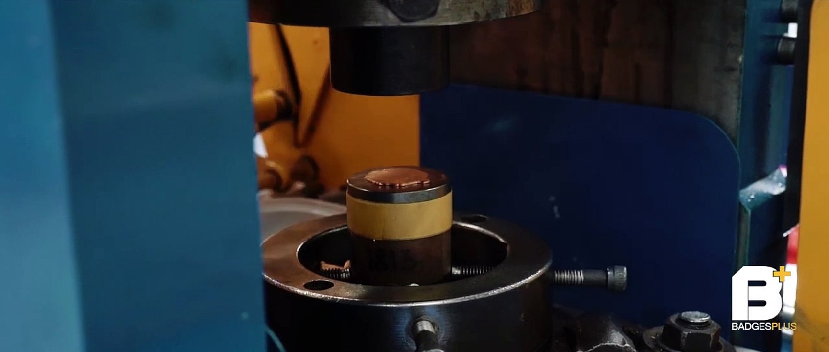 The Badges Plus Stamping Process | How to Stamp Badges | UK Badge Stamping Techniques