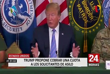 EEUU: Trump propone cobrar una cuota a los solicitantes de asilo