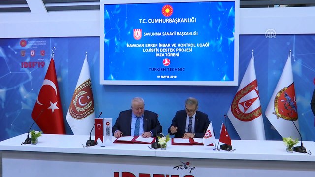 IDEF'19 iş birliği anlaşmaları - THY Teknik ile HİK Sistemi İçin Lojistik Destek İşbirliği Protokolü - İSTANBUL