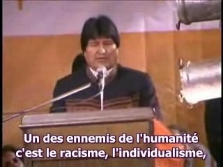 Evo Morales - Ouverture Forum humaniste Latino