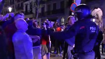 Detenidos seis hinchas del Liverpool por desórdenes en el centro de Barcelona