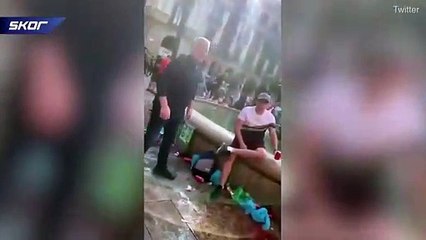 İngiliz holiganlar yine bildiğiniz gibi!