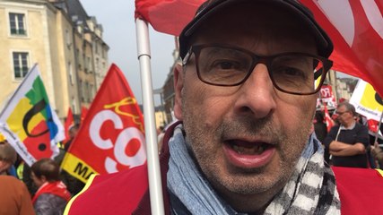 Laval. Manifestation du Premier mai