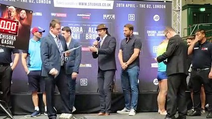 THE NEXT DARK DESTROYER RETURNS! - CONOR BENN v JOSEF ZAHRADNIK  - OFFICIAL WEIGH IN FROM YORK HALL