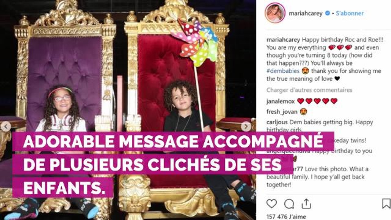 PHOTOS. "Vous êtes tout pour moi" : Mariah Carey adresse un tendre message à ses jumeaux pour leur anniversaire