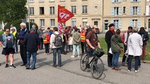 Manifestation place du Général Leclerc pour le 1er mai