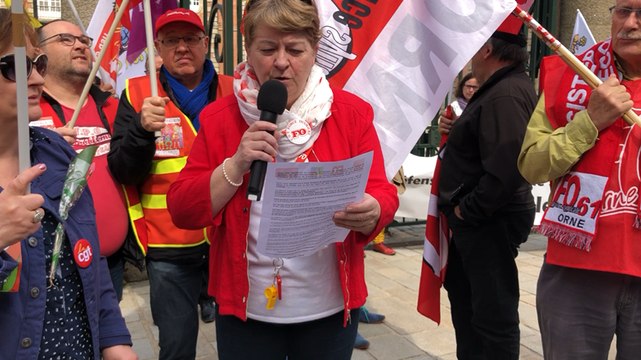 Un peu plus de 400 personnes ont participé à la manifestation du 1er mai à Alençon