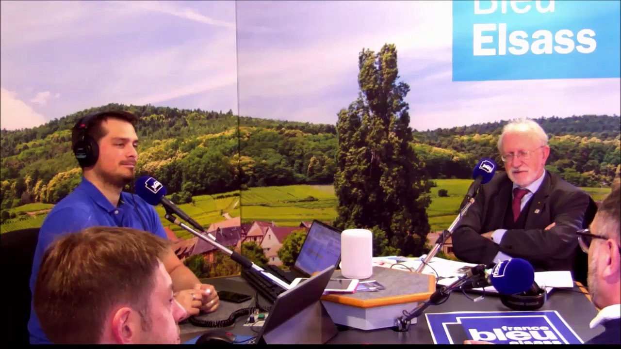 Le pasteur Philippe Eber de l'église Saint-Pierre-le-jeune protestant à Strasbourg