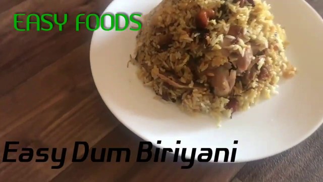 EASY FOODS||Easy Dum Biriyani||Malayalam|| എളുപ്പത്തിൽ ഒരു ദം ബിരിയാണി Homemade Recipe 01