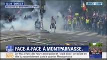 Jets de projectiles, gaz lacrymogènes: la situation se tend à Paris entre forces de l'ordre et manifestants