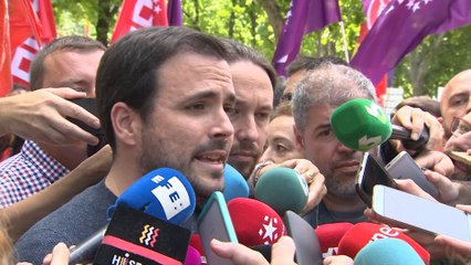 Garzón: "Los derechos solo se recuperan por la izquierda"