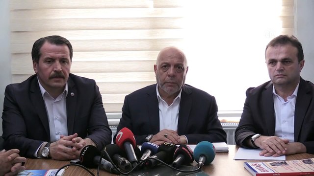 Hak-İş Genel Başkanı Arslan ve Memur-Sen Genel Başkanı Yalçın - Ortak basın toplantısı (1) - ŞANLIURFA
