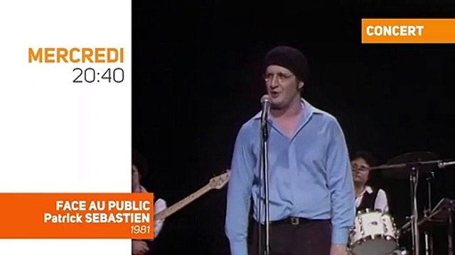 Face au public : Patrick Sébastien , inédit en France, datant de 1981, sur TV Melody, ce soir à 20h40