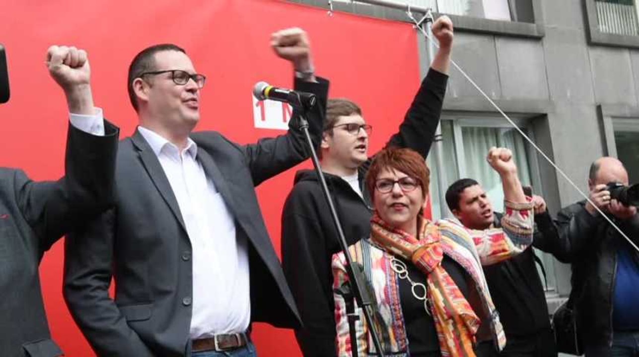 Liège : Le 1er Mai du PTB de Raoul Hedebouw